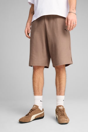 PREMIUM ESS Jacquard Long Line Relaxed Shorts 11" Unisex, Totally Taupe, extralarge-GBR